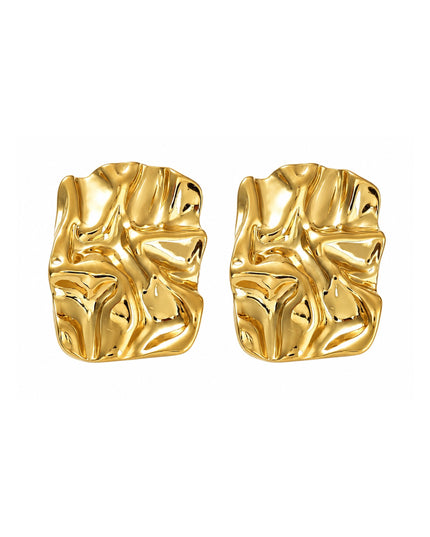 Gold Sculptural Earrings