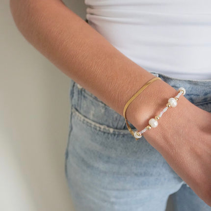 Pulsera de cadena de serpiente de 4 mm