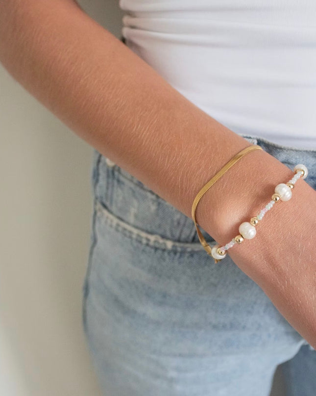 4 mm Herringbone Chain Bracelet
