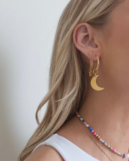 Boucles d'oreilles épingle de sûreté