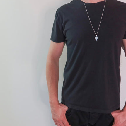 Equilibrium Necklace – Opalite Stone Pendulum