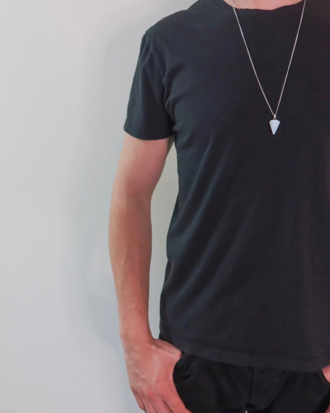Equilibrium Necklace – Opalite Stone Pendulum