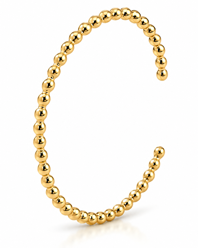 Golden Frequency Bangle