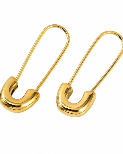Hold it together Earrings - Safety Pin