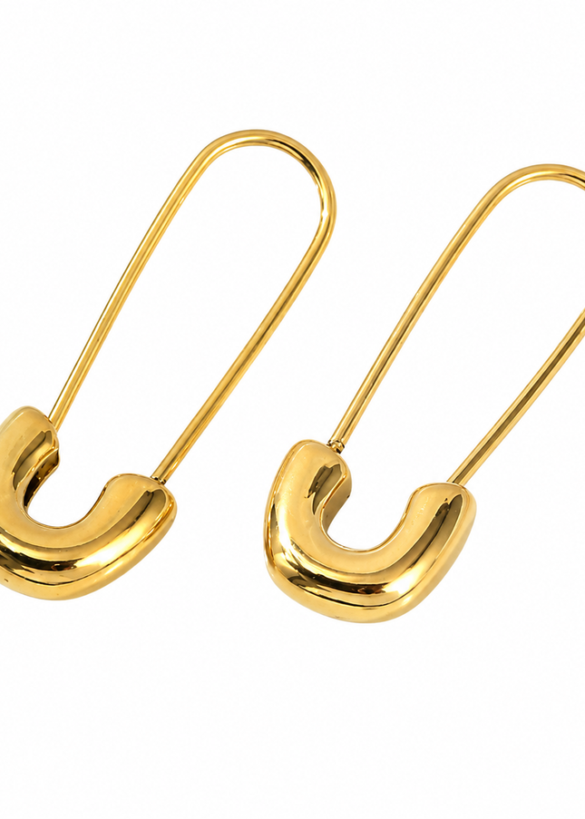 Hold it together Earrings - Safety Pin
