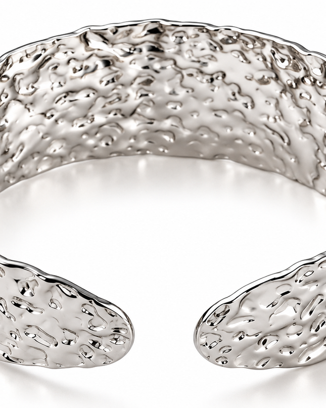 Earthbound Hammered Cuff