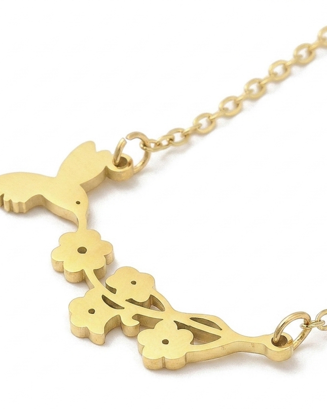 Hummingbird Necklace - The bridge between worlds.
