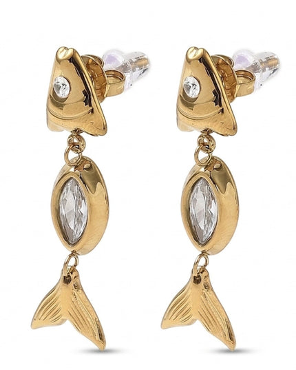 Abundance Earrings -  Prosperity Fish
