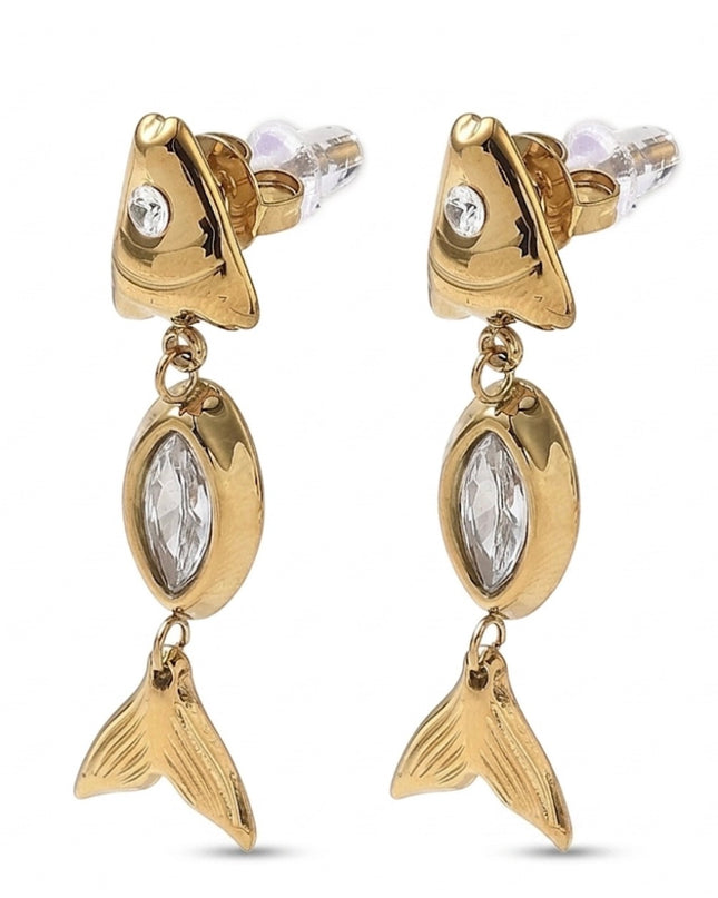 Abundance Earrings -  Prosperity Fish