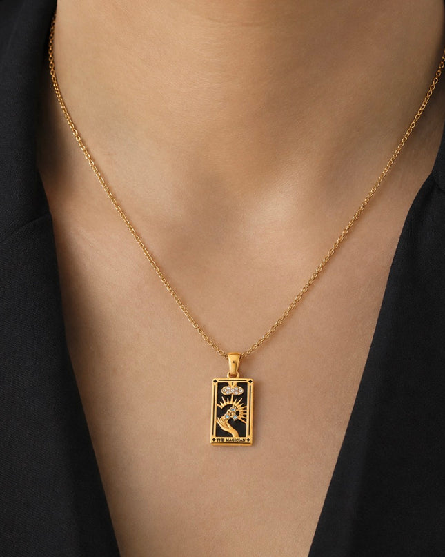 The Magician Necklace - Tarot Cards