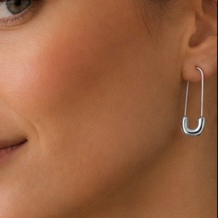 Hold it together Earrings - Safety Pin