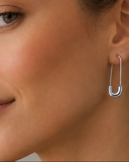 Hold it together Earrings - Safety Pin