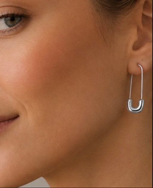 Hold it together Earrings - Safety Pin
