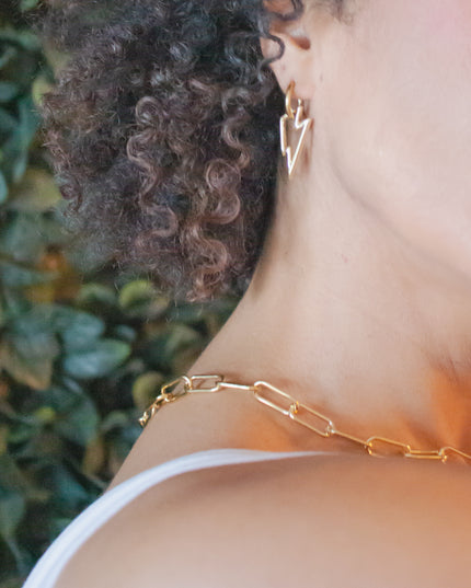 7 MM Paper Clip Chain Necklace