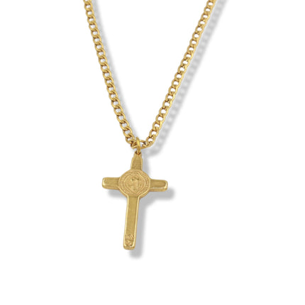 Spiritual Weapon Necklace - Saint Benedict Cross