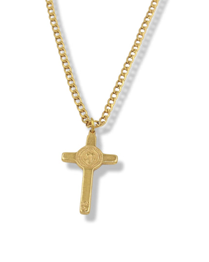 Spiritual Weapon Necklace - Saint Benedict Cross