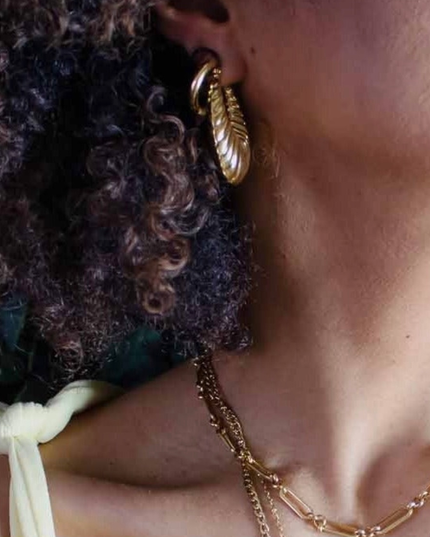 Emma Oval Hoop Earrings