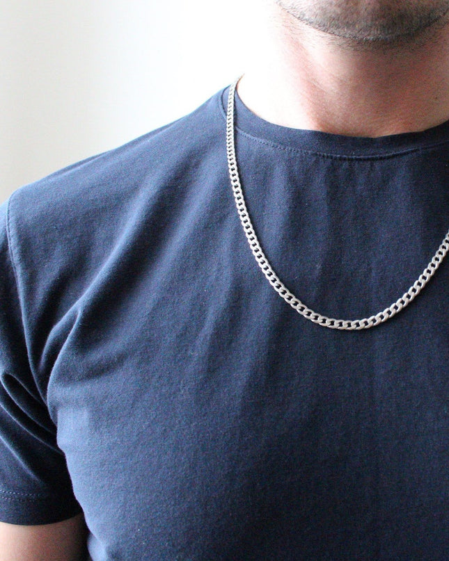 4 MM Curb Chain Necklace