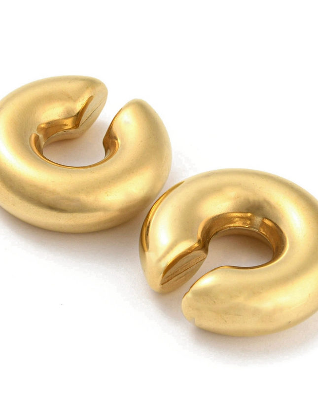 Titan Edge Ear Cuffs – Bold Stainless Steel Statement