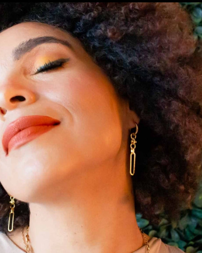 Geometric Drop Earrings