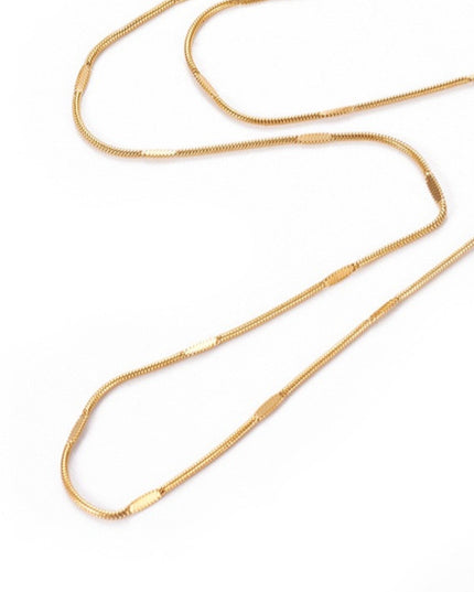 1.5 MM Pressed Snake Chain Necklace