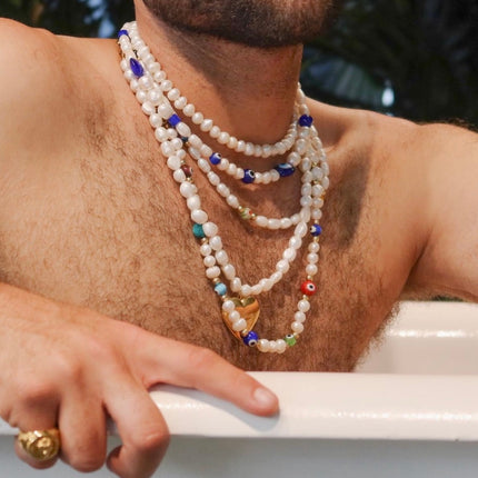 Un collar de perlas de agua dulce "Una Noche en Positano"