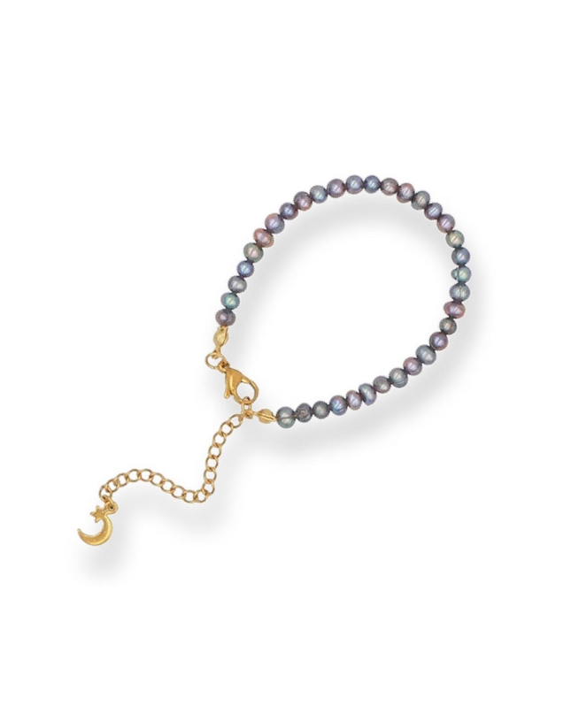 4 mm Black Pearl Bracelet