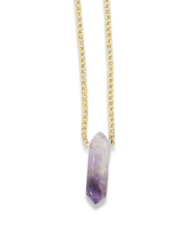 Peace Over Everything Amethyst Necklace