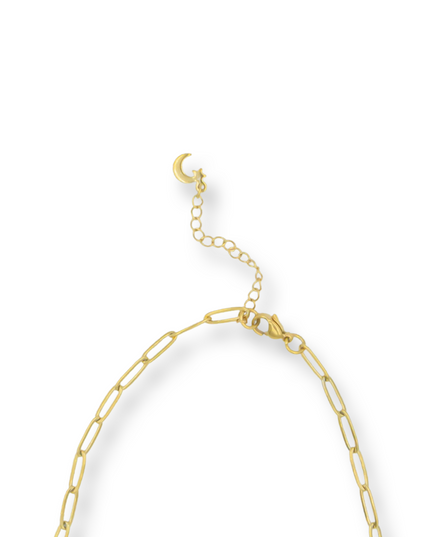 4 MM Paper Clip Chain Necklace