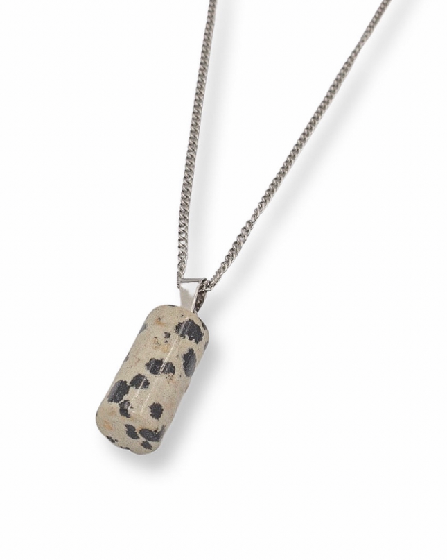 Inner Child Awakening Necklace – Dalmatian Jasper Stone
