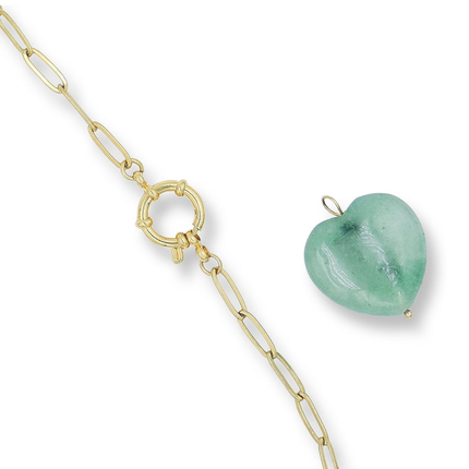 Luckiest Girl Necklace - Green Aventurine