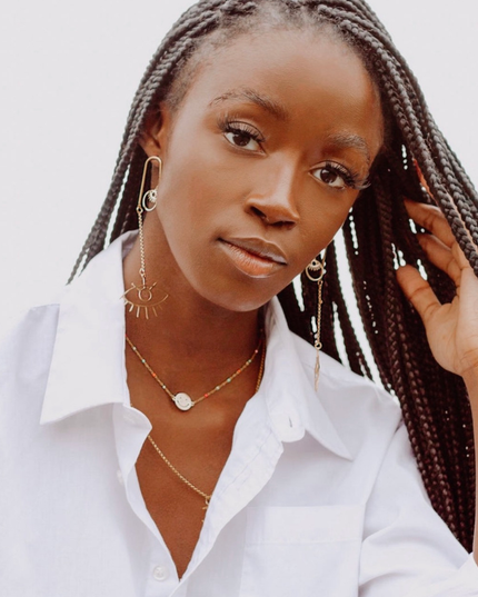 Bruja  Evil Eye Dangle Earrings