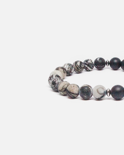 Good Spirits Bracelet – Silk Stone + Onyx