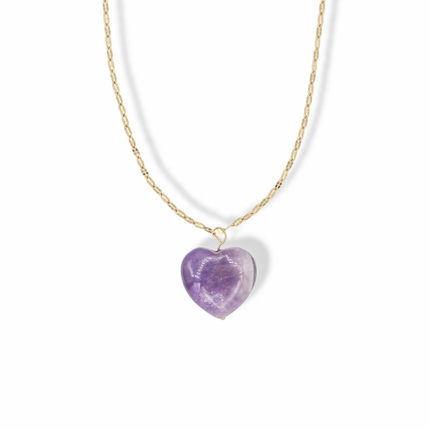 I Am Peace Necklace – Amethyst Stone