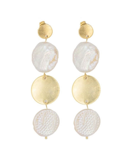 Gabrielle Pearl Dangle Earrings