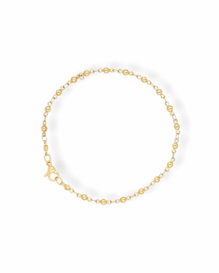 3 mm Beaded Chain Bracelet