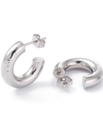 Iconic Half Hoop Earrings