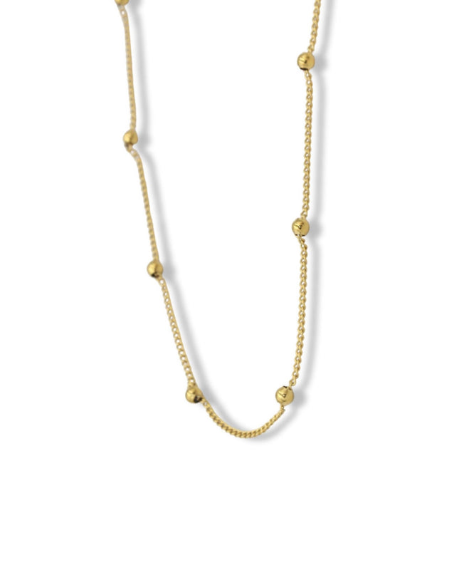 2 mm Beaded Belly Chain