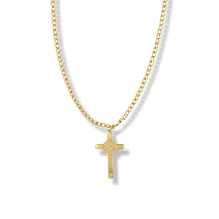 Spiritual Weapon Necklace - Saint Benedict Cross
