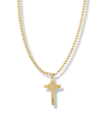 Spiritual Weapon Necklace - Saint Benedict Cross