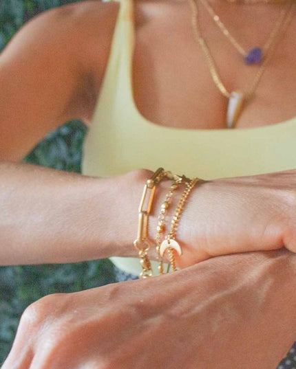 3 mm Beaded Chain Bracelet