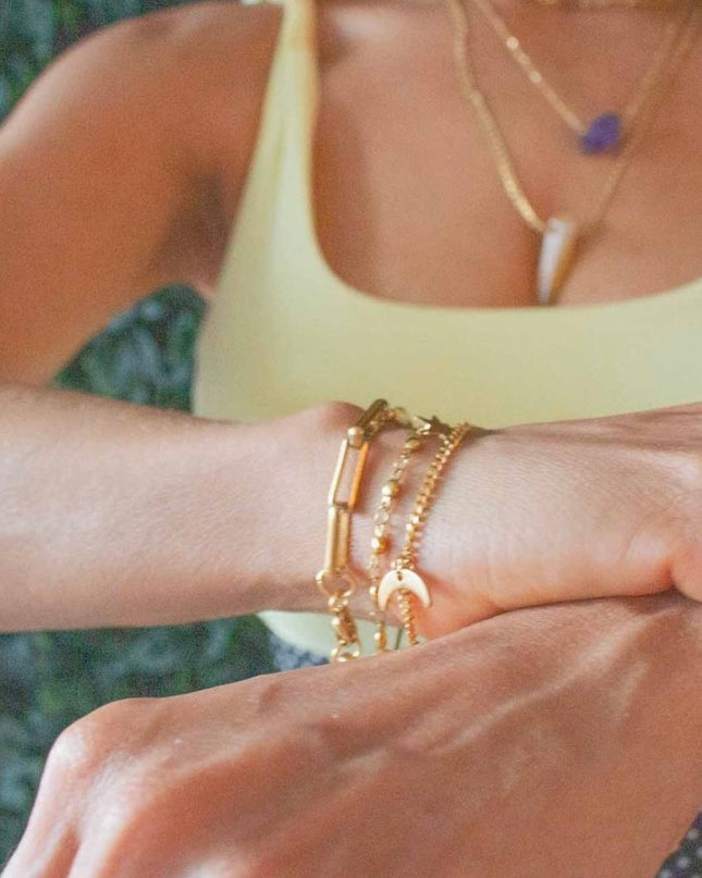 3 mm Beaded Chain Bracelet