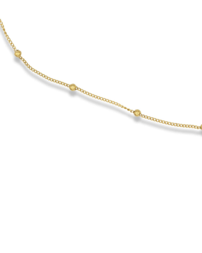 2 mm Beaded Belly Chain