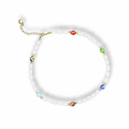 Un collar de perlas de agua dulce "Una Noche en Positano"