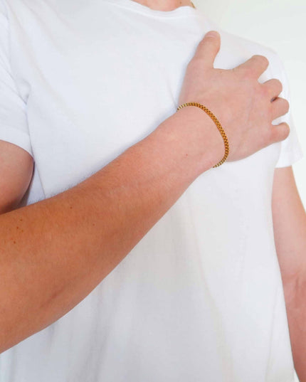 2 mm Box Chain Bracelet