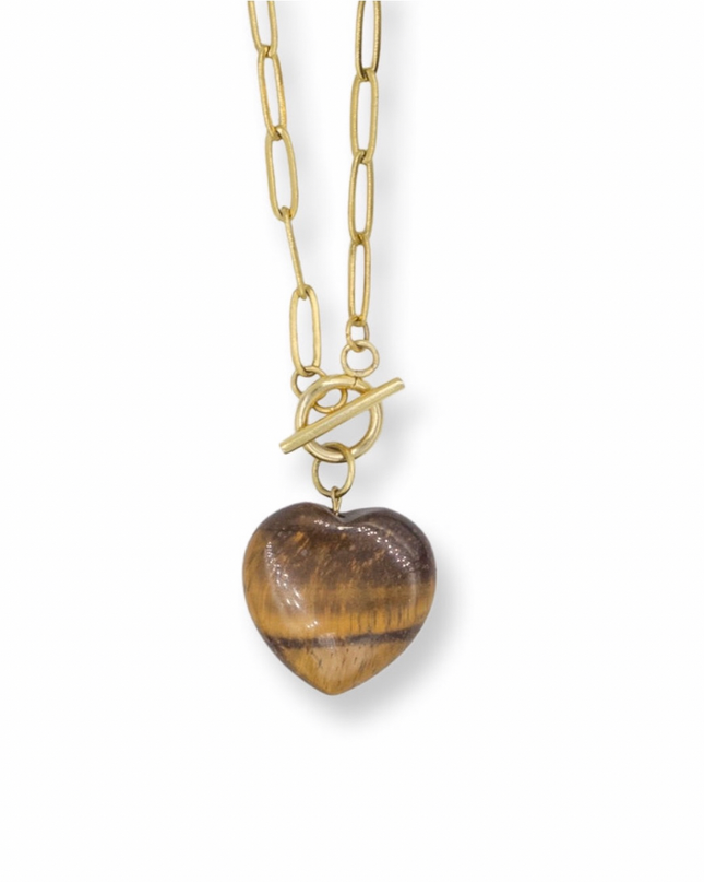 Clarity Necklace – Tiger Eye Gemstone