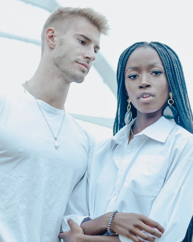 Balance Necklace - Howlite Stone