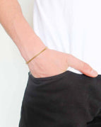 One Size - Extendable Chain / White - Stainless Steel