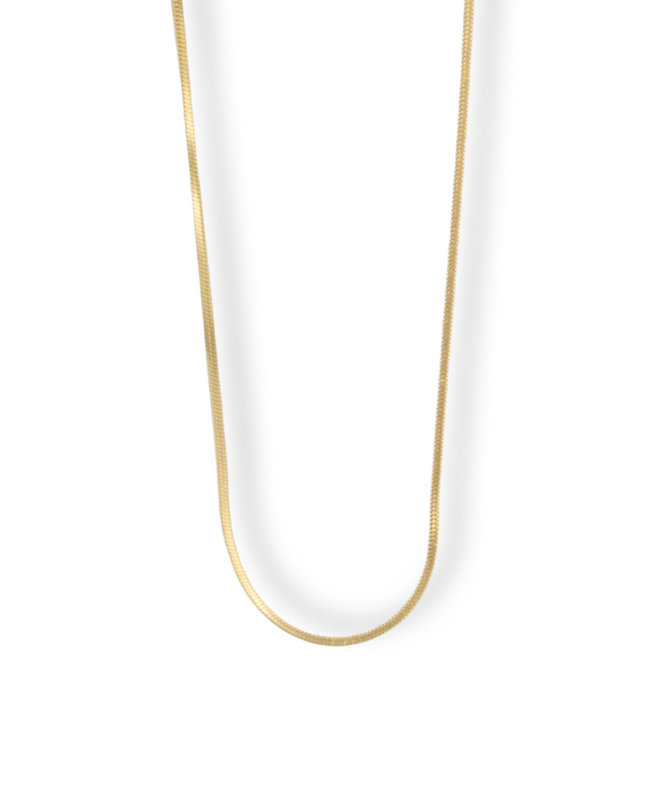 2 MM Square Snake Chain Necklace