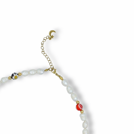 Un collar de perlas de agua dulce "Una Noche en Positano"